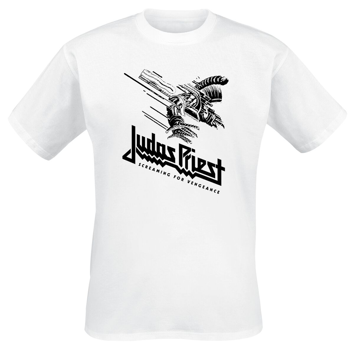 Judas Priest T-Shirt Screaming For Vengeance S to XXL for Men white