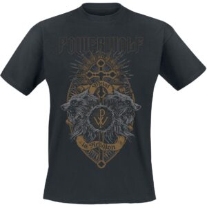 Powerwolf T-Shirt Crest Wolves S to XXL for Men black