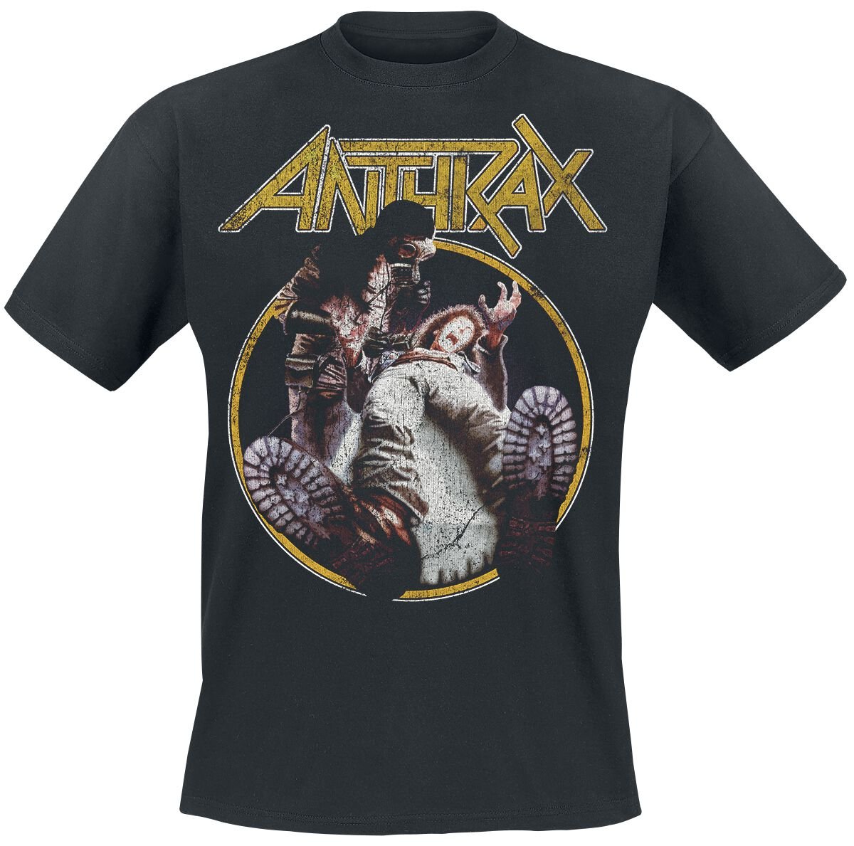 Anthrax T-Shirt Spreading The Disease Vintage Tour S to XXL for Men black