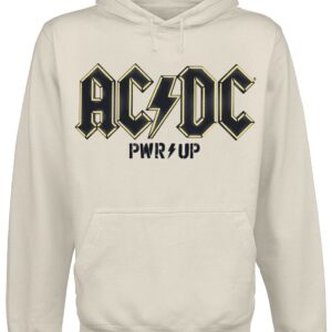 AC/DC Hoodie PWRUP Angus Devil S to 4XL for Men beige