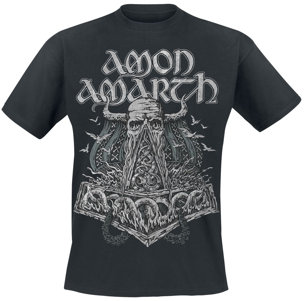 Amon Amarth T-Shirt Skullship S to 5XL for Men black