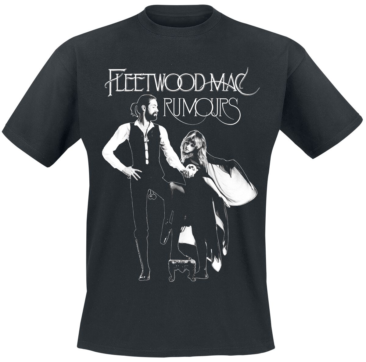 Fleetwood Mac T-Shirt Rumours M to XXL for Men black