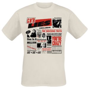 Guns N' Roses T-Shirt Lies S to XXL for Men natural