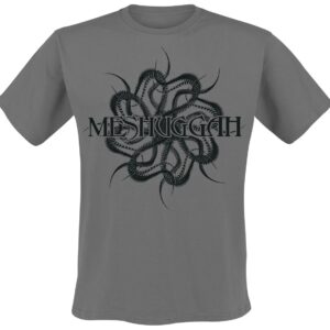 Meshuggah T-Shirt Spine M to XXL for Men charcoal