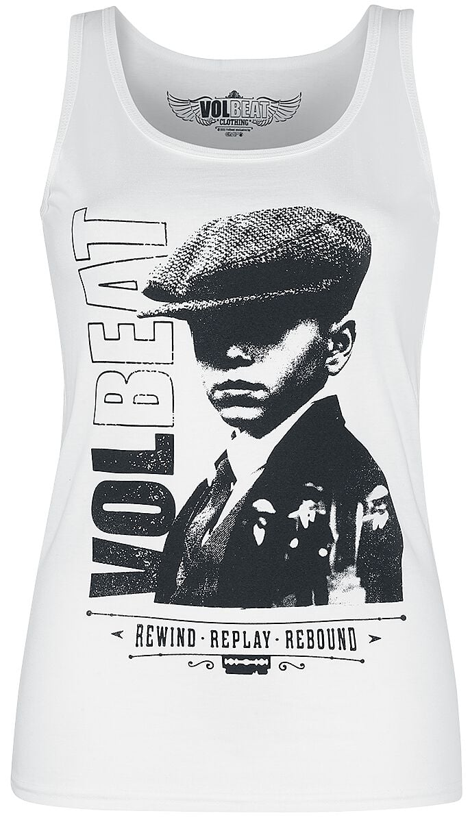 Volbeat Top Bad Boys S to XXL for Women white