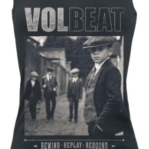 Volbeat Top Cover Rewind, Replay, Rebound M to XXL for Women black