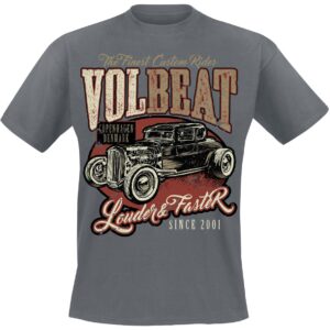 Volbeat T-Shirt Louder And Faster S to XXL for Men grey