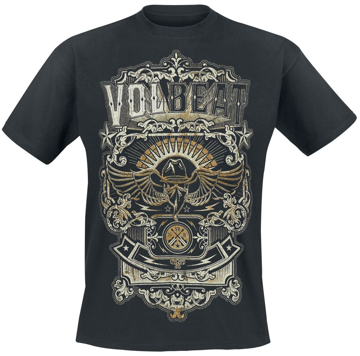 Volbeat T-Shirt Old Letters S to 5XL for Men black