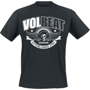 Volbeat T-Shirt Skullwing Ribbon S to 5XL for Men black