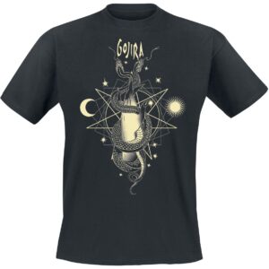 Gojira T-Shirt Celestial Snakes S to XXL for Men black