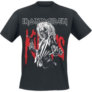 Iron Maiden T-Shirt Killers Eddie Large Graphic S to 3XL for Men black