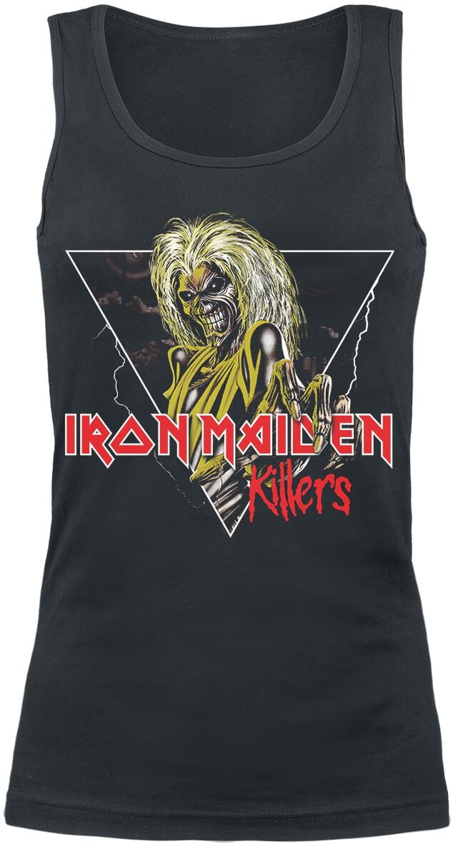 Iron Maiden Top Killers Triangle M to L for Women black