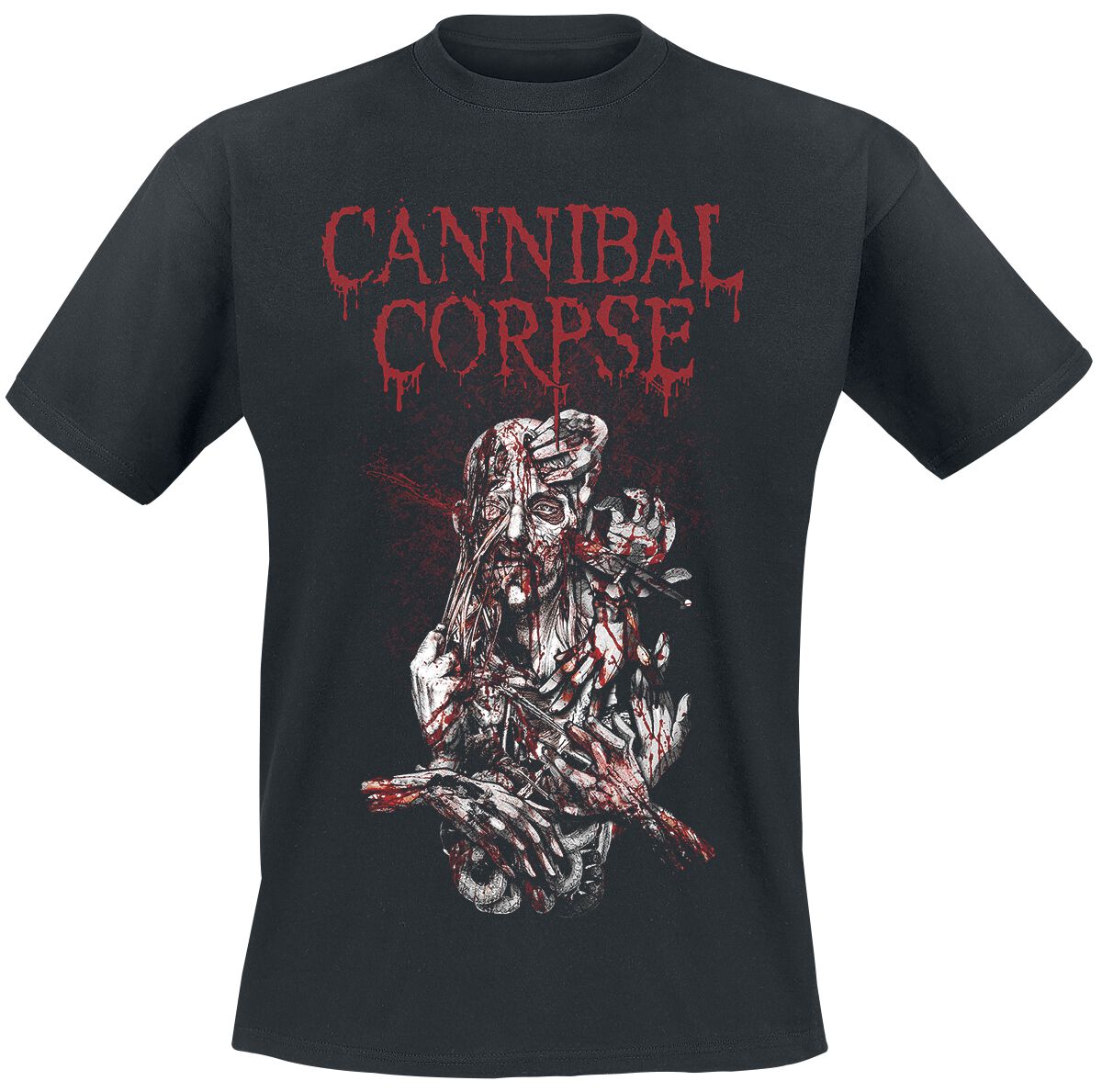 Cannibal Corpse T-Shirt Destroyed Without A Trace S to XXL for Men black