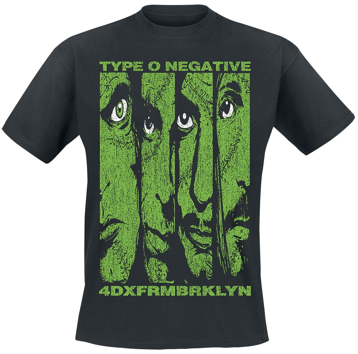 Type O Negative T-Shirt Faces S to XXL for Men black