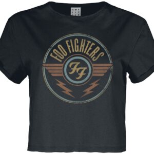 Foo Fighters T-Shirt Amplified Collection Air XS to XL for Women charcoal