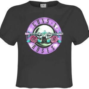 Guns N' Roses T-Shirt Amplified Collection Tonal Bullet XS to XL for Women charcoal