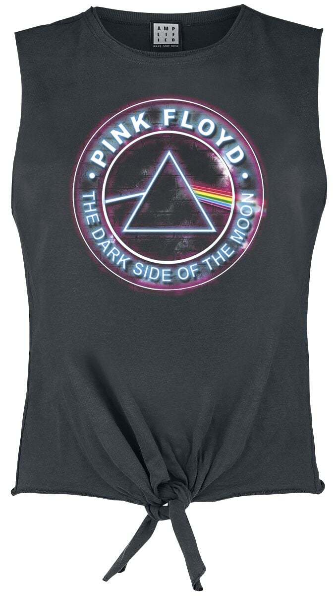 Pink Floyd Top Amplified Collection Neon Sign S to XL for Women charcoal