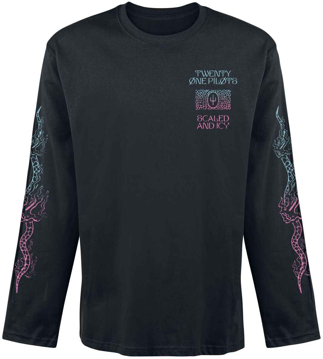 Twenty One Pilots Long-sleeve Shirt Sai Scale S to XXL for Men black