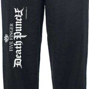 Five Finger Death Punch Tracksuit Trousers Knuckles S to XXL for Men black