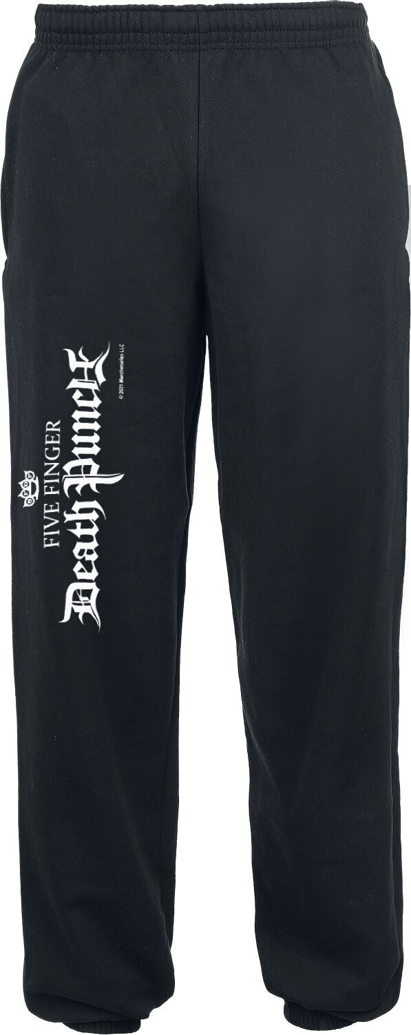 Five Finger Death Punch Tracksuit Trousers Knuckles S to XXL for Men black