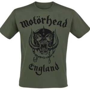 Motorhead T-Shirt Hammersmith Short Sharp Pain S to XXL for Men khaki