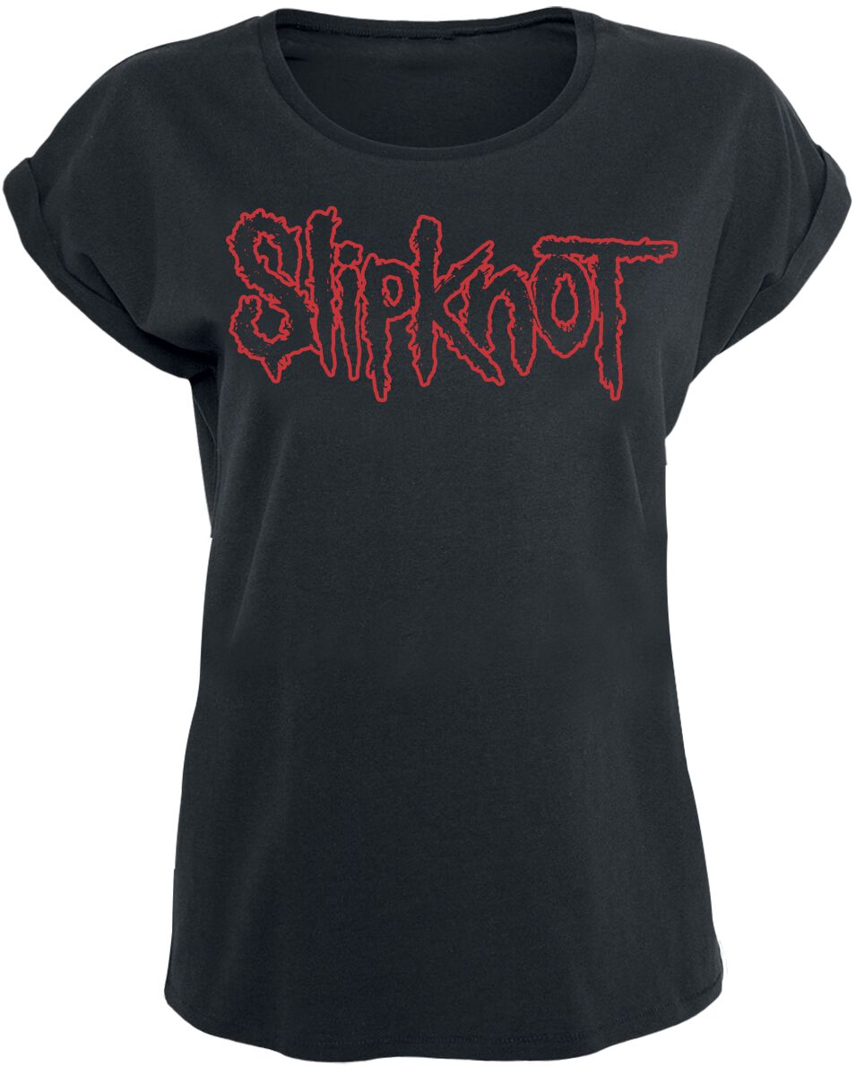 Slipknot T-Shirt Logo S to XL for Women black