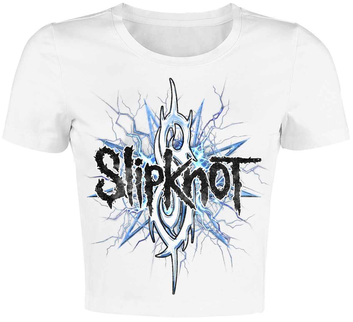 Slipknot T-Shirt Electric Blue S to XL for Women white
