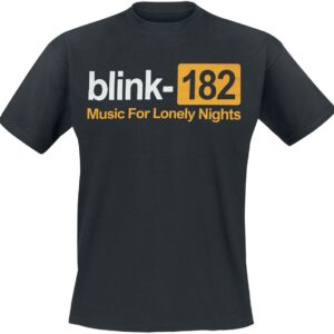 Blink 182 T-Shirt Lonely Nights S to XL for Men black