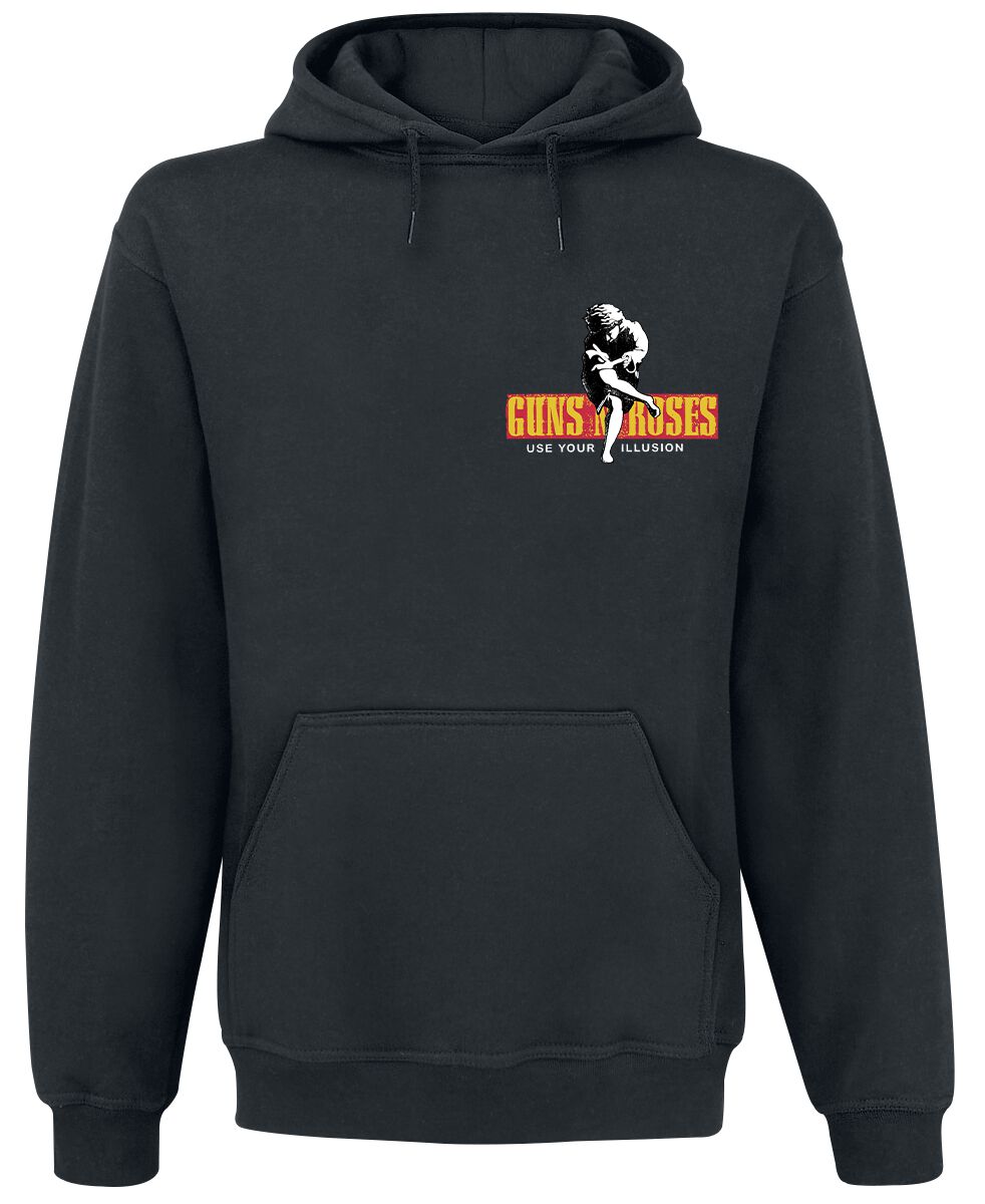 Guns N' Roses Hoodie Use Your Illusion Boxed S to XL for Men black