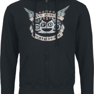 Five Finger Death Punch Hoodie Jacket Winged Knuckles S to XXL for Men black