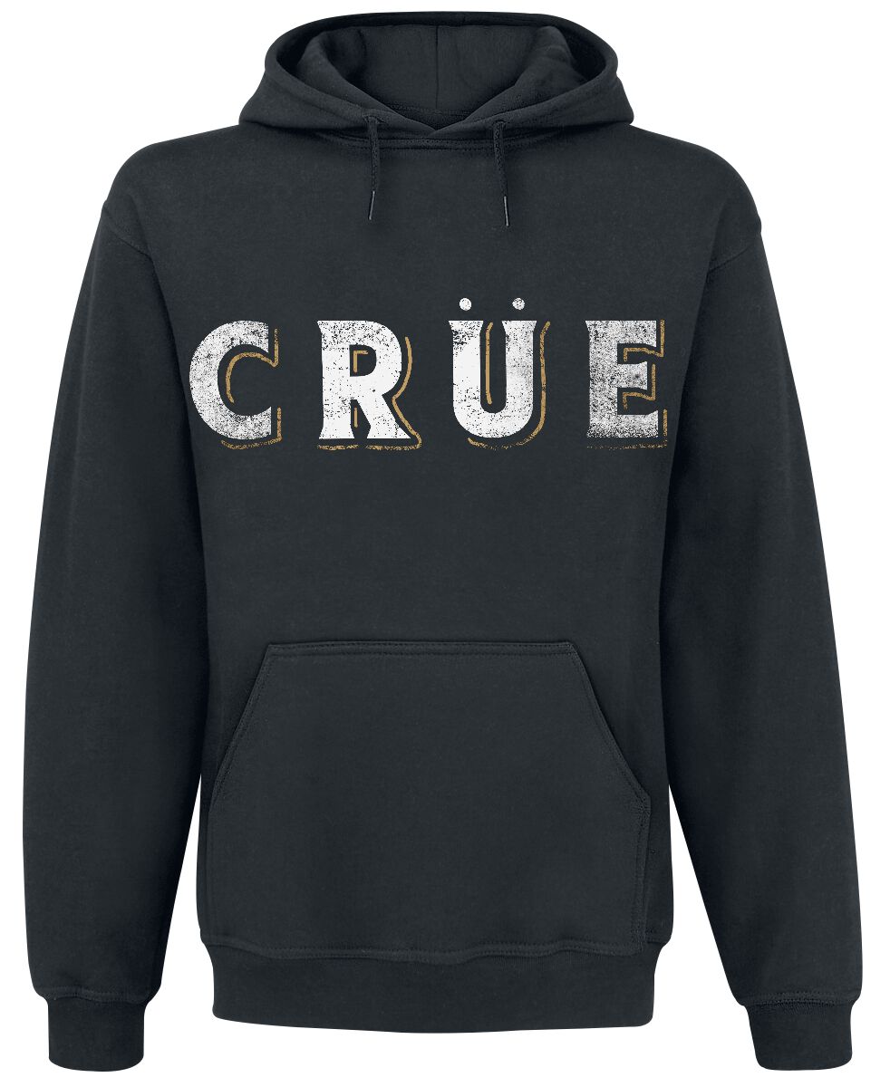 Mötley Crüe Hoodie Gold Tooth Skully S to XXL for Men black
