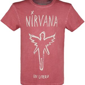 Nirvana T-Shirt In Utero S to 3XL for Men red