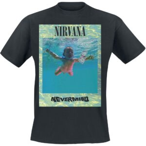 Nirvana T-Shirt Ripple Overlay S to L for Men black