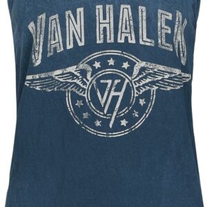 Van Halen Top Wings Logo S to XXL for Women navy