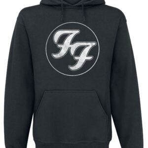 Foo Fighters Hoodie Logo In Circle S to XXL for Men black