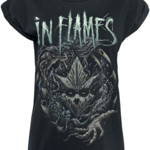In Flames T-Shirt In Flames We Trust S to XXL for Women black