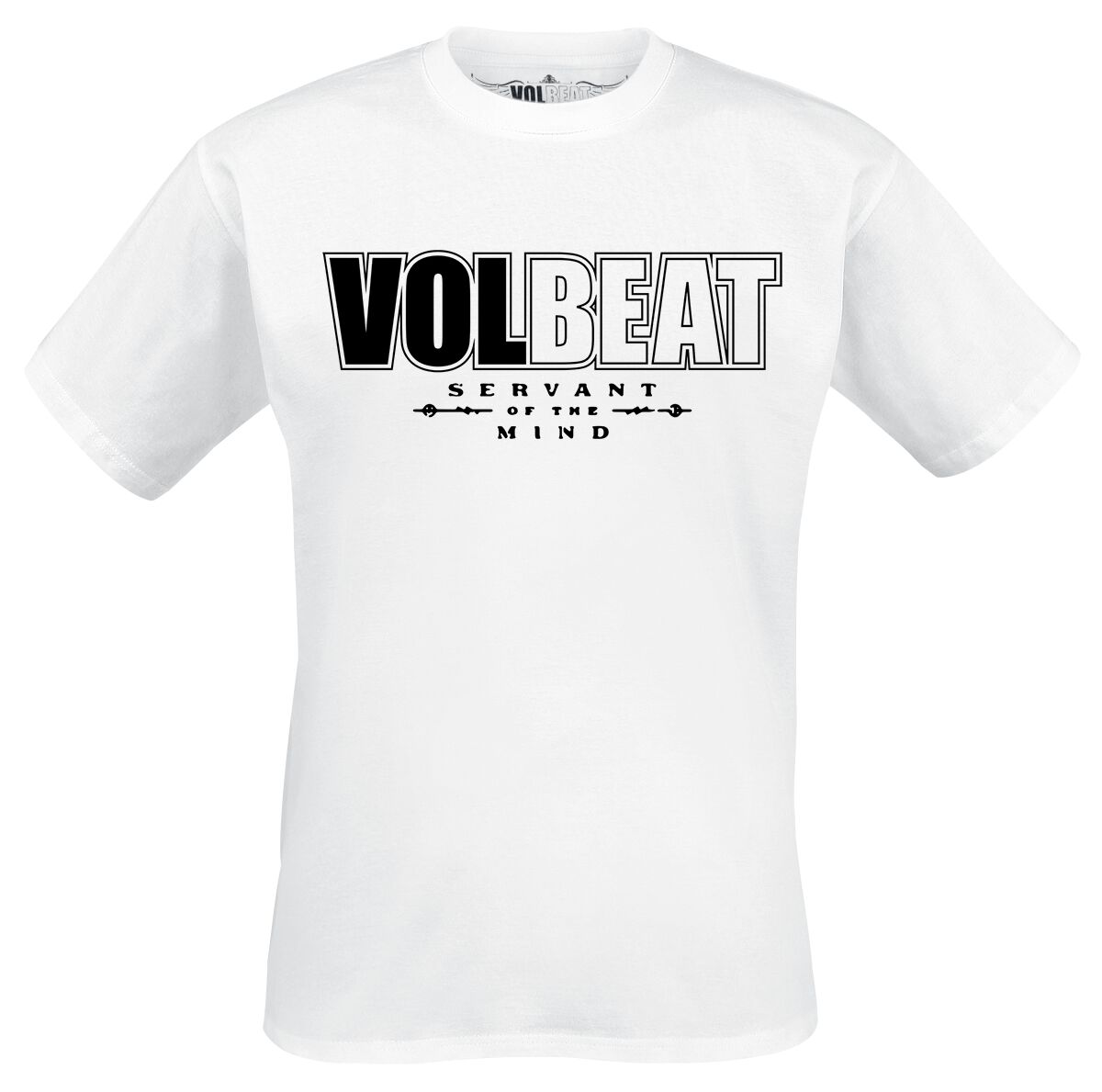 Volbeat T-Shirt Servant Of The Mind Logo S to 3XL for Men white