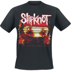 Slipknot T-Shirt The Chapeltown Rag Glitch S to L for Men black