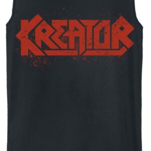 Kreator Tanktop Hate Über Alles Logo S to XXL for Men black