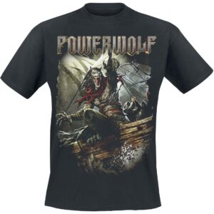 Powerwolf T-Shirt Sainted By The Storm S to 3XL for Men black