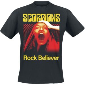 Scorpions T-Shirt Rock Believer L to XL for Men black