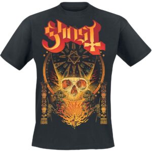 Ghost T-Shirt Papa Flames S to 4XL for Men black