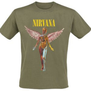 Nirvana T-Shirt Angel S to 3XL for Men green