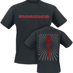 Rammstein T-Shirt Zeit S to XXL for Men black