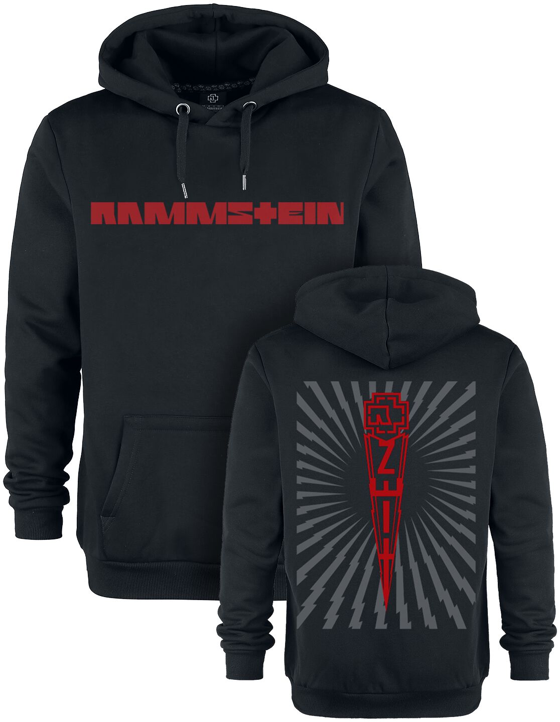 Rammstein Hoodie Zeit S to 3XL for Men black