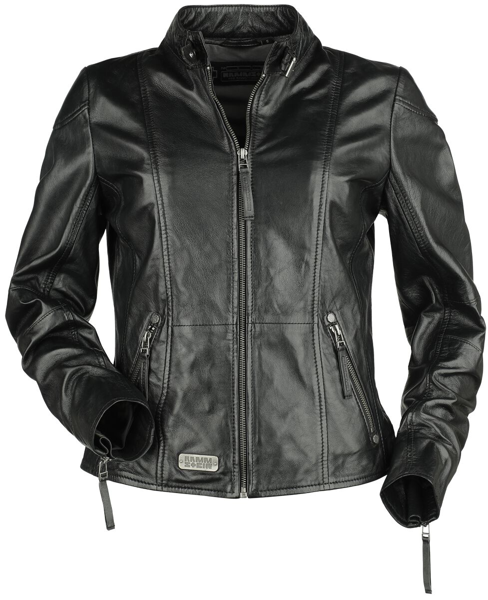 Rammstein Leather Jacket Engel S to XXL for Women black