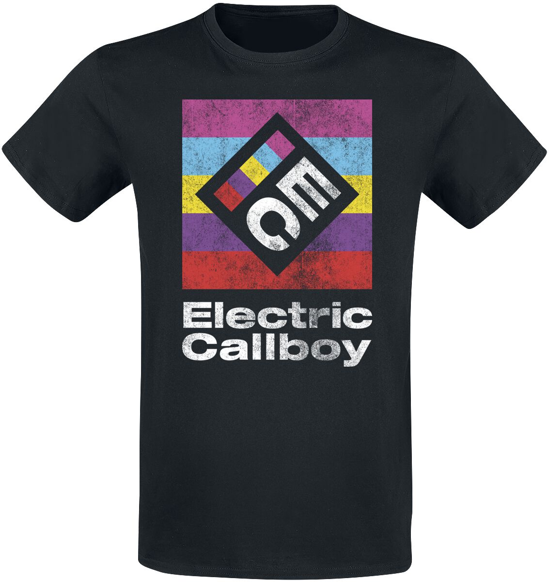 Electric Callboy T-Shirt Square Logo S to 3XL for Men black