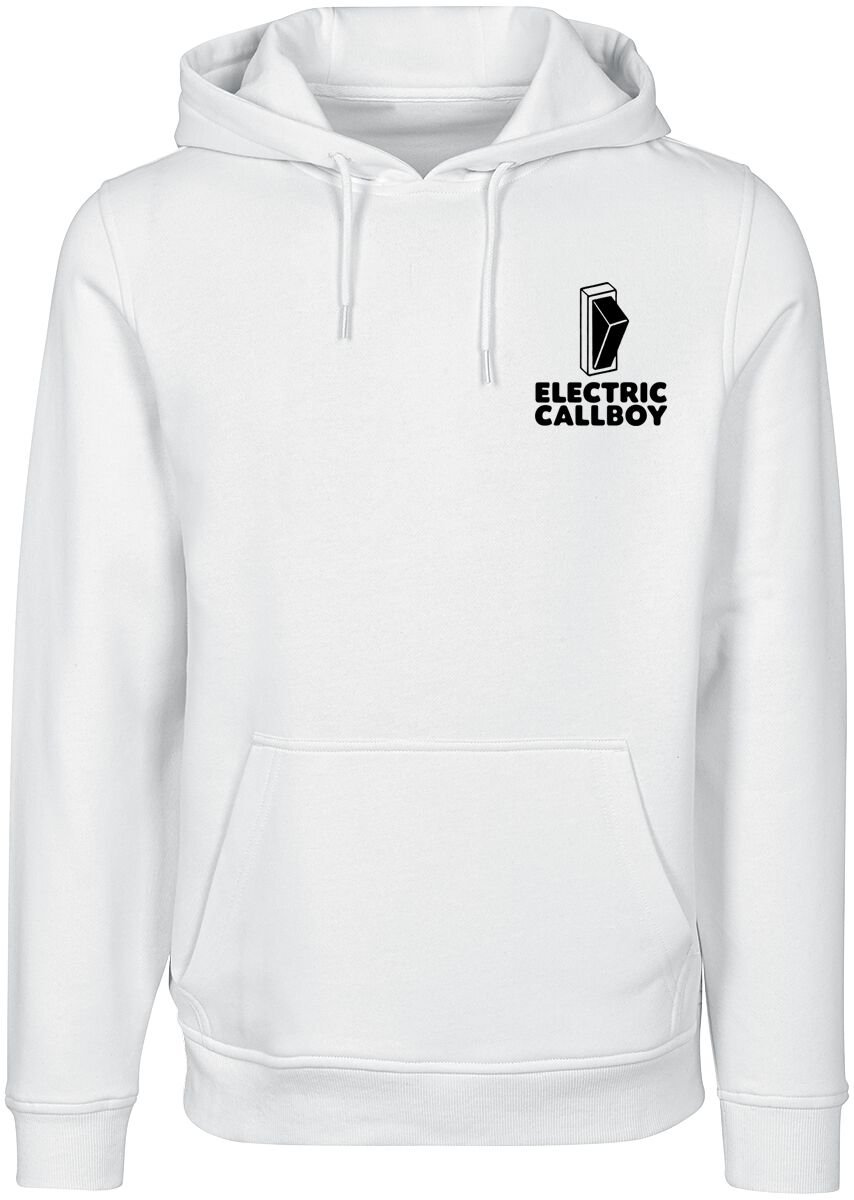 Electric Callboy Hoodie Hypa Hypa Switch S to XXL for Men white