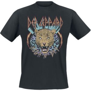 Def Leppard T-Shirt High N Dry Leopard M to 3XL for Men black