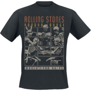 The Rolling Stones T-Shirt Voodoo Lounge World Tour S to 3XL for Men black